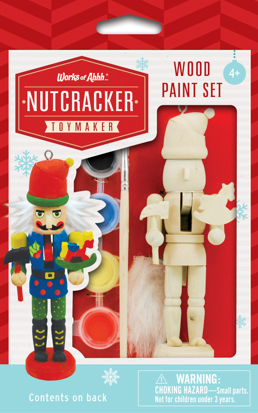 Holiday Mini Paint Kit Nutcracker Toy Maker Ornament