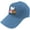 Denim, variant on Men's Woodstock Logo Baseball Cap Adjustable Denim