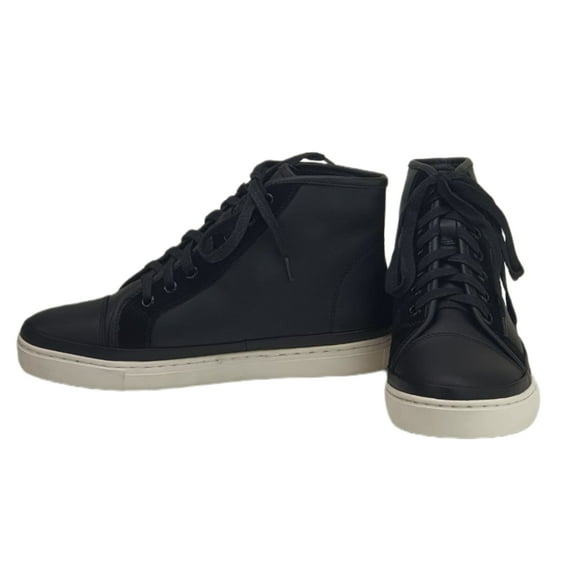 ONTO Men's Tilden Leather Sneakers, Black, 10
