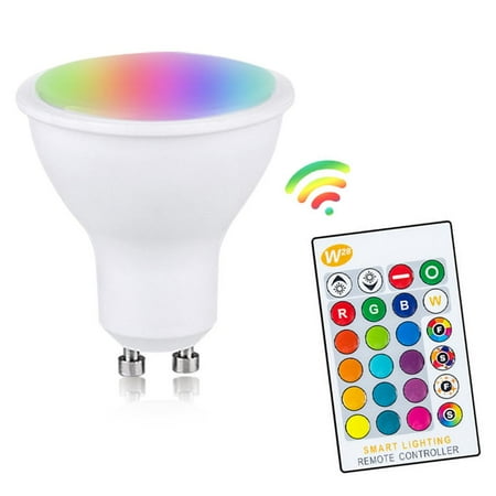 

Famure Floodlight Light LED Bulb Convenient Remote Control Lamp Bulb with High Brightness RGB Decoration Floodlight
