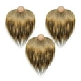 thumbnail image 2 of 6 uds., de gnomo precortadas hechas a mano, bolas de madera sin terminar, suministros para manualidades DIY marrón y negro Yuyangstore Barbas de gnomo, 2 of 8