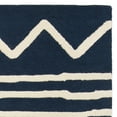 thumbnail image 6 of SAFAVIEH Kids Zigzag Striped Wool Area Rug, Navy/Ivory, 5' x 7', 6 of 6