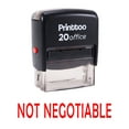 thumbnail image 1 of Printtoo NOT NEGOTIABLE Self Inking Rubber Stamp Office Stationary Stamp-Red, 1 of 1