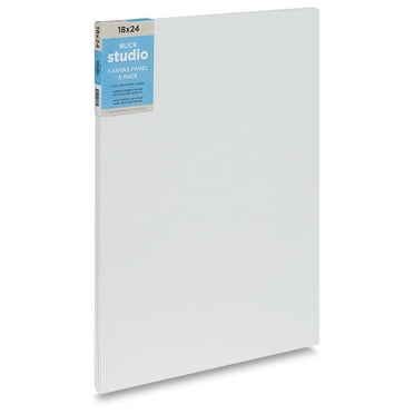 Blick Studio Cotton Canvas Panels - 18" x 24", Pkg of 5