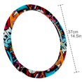 thumbnail image 4 of Graffiti 14.5 Inch Printing PVC Leather Auto Accessories Steering Wheel Covers Car Wheel Cover Steering Wheel Cover, 4 of 6