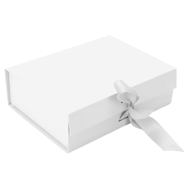 Caja de regalo plegable, cajas de regalo Caja de regalo de papel puro plegable con tapas Caja de regalo de color de primera línea