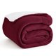 thumbnail image 1 of Manta Bedsure Sherpa Fleece tamaño Twin 152 x 203 cm color burdeos, 1 of 8