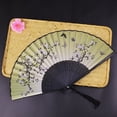 thumbnail image 4 of TIELUTT Handheld Paper Fan Set Chinese Ancient Style Decorative Fans Party Decorations for Men Decorations for Adult Birthday Party First Party Decorations Small Hand Fan Foldable Party Ceiling Decor, 4 of 5