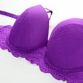 thumbnail image 7 of Fouhkni Womens Lace Underwire Bra Padded Push up Bras Underwear Full Coverage Comfortable Everyday Bra, 7 of 7