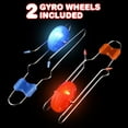 thumbnail image 4 of ArtCreativity Retro Light Up Gyro Wheel Set for Kids, 2 Pack, 4 of 6