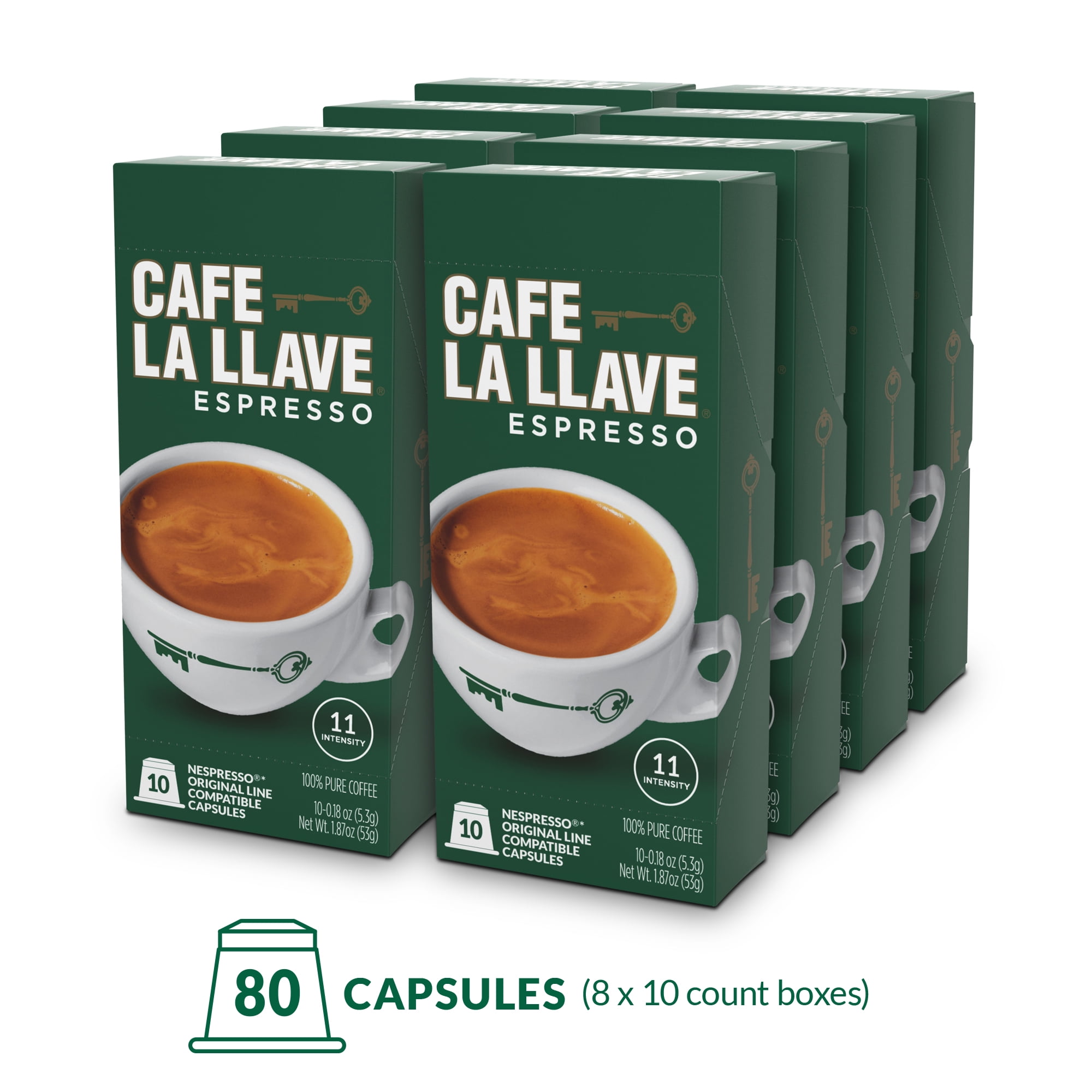 Café La Llave Espresso, Compatible with Nespresso