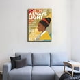 thumbnail image 2 of Amanda Gorman Poster Canvas Prints, Poem Amanda Gorman Wall Art The Hill We Climb Poem Poster Inaugural Poem Poster There Is Always Light Art Black History Month Wall Art Decor, 2 of 4