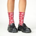 thumbnail image 4 of Fuzoiu valentine day with heart Print Kids Socks For Boys Girls,Grip Crew Socks with Non Slip,Lightweight Stretch Crew Socks,Toddlers Crew Boot Socks, 4 of 5