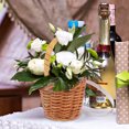 thumbnail image 3 of MasteelfCA 4pcs Mini Woven Baskets Miniature Flower Basket Mini Picnic Basket Mini Rattan Baskets, 3 of 9