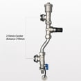 thumbnail image 2 of Lefu Brass Differential Pressure Bypass Valve Pipe Connetor for floorheating Manifold, 2 of 10