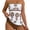 Brown, variant on 2-in-1 Women's Boho Floral Tankini Set Tummy Control Two Piece Swimsuits Flowy Vintage Beachwear