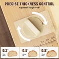 thumbnail image 4 of Upgrade Manual Bread Slicer for Homemade Sourdough Bread, Adjustable Thickness with Stainless Steel Serrated Blade, Even Slicing Guide, Non-Slip Suction Cups – Ideal for Home Kitchens and Bakeries, 4 of 7