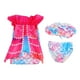 thumbnail image 1 of Traje de baño de cola de sirena para niños, trajes de baño de poliéster, conjunto de cola de sirena para niñas que nadan 120cm/47,2 pulgadas, 1 of 12