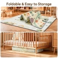 thumbnail image 4 of PIGLOG Giraffe Green Foam Baby Play Mat, 50x50, Double-Sided,Waterproof Playmats for Babies and Toddlers Kids, Safe Foam Playmat for Tummy Time, 4 of 5