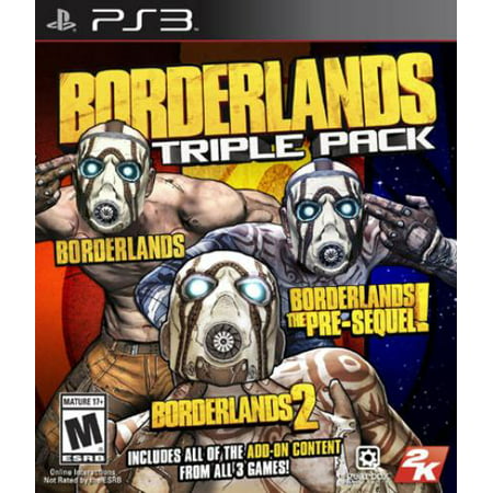 Borderlands Triple Pack, 2K, PlayStation 3,