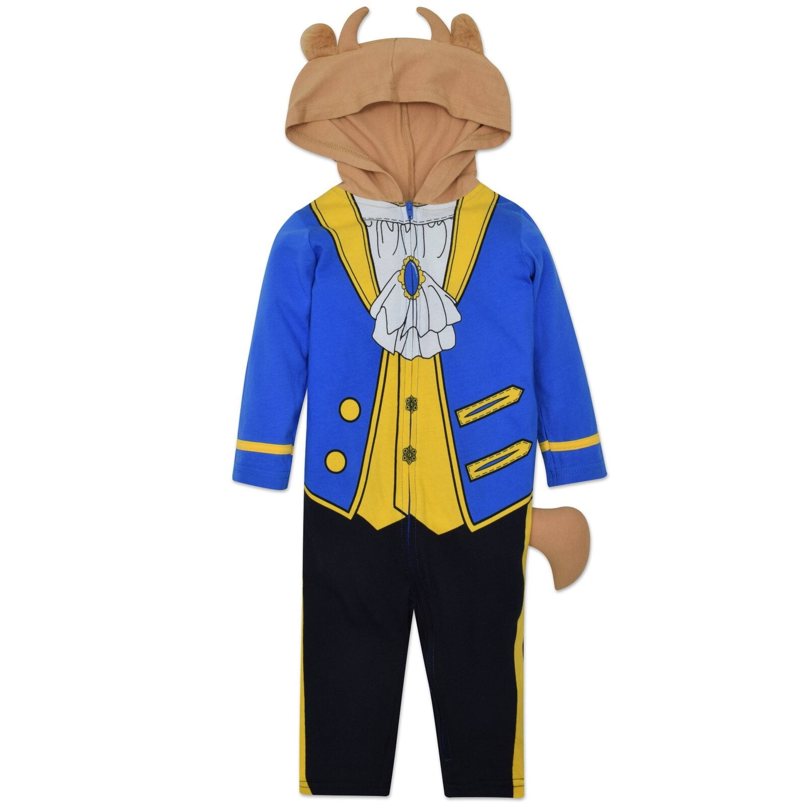Disney Beauty and the Beast Infant Baby Boys Zip Up Cosplay Coverall 18-24  Months 