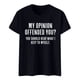 thumbnail image 4 of Camiseta con estampado sarcástico para mujer - Camiseta informal de manga corta con frases divertidas, 4 of 5