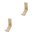 thumbnail image 2 of Riwesomey Ganchos de pared plegables Herrajes para muebles a prueba de herrumbre que ahorran espacio Aleación para el hogar Bolsas montadas en la pared Oro rosa 2piezas Riwesomey CBP382009, 2 of 5
