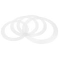 thumbnail image 1 of Minkissy 4Pcs White Drum Kit Mute Rings Different Size Noise Reduction Drum Practice Accessory, 1 of 8