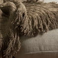 thumbnail image 3 of Safavieh Inaya 51" x 67" Contemporary Cotton Throw, Brown, 3 of 4