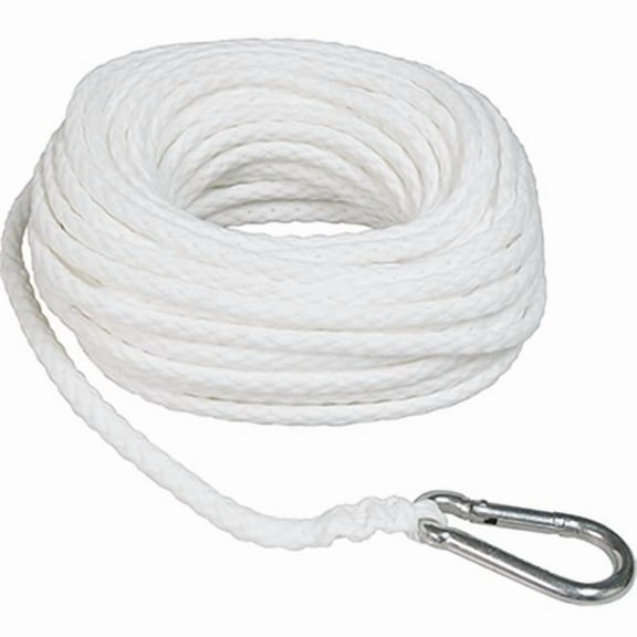 50013047 Anchor Line, White - 0.38 in. x 100 ft.