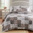 thumbnail image 2 of Barefoot Bungalow Giulia Cotton-Rich Floral Patchwork Print Quilt Set, 2-Piece Twin/XL, Adult, 2 of 9