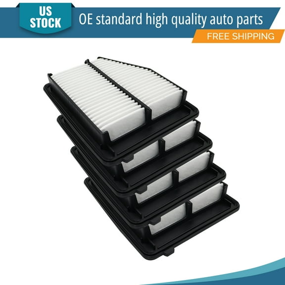 YXPCARS 4PCS Front Engine Air Filter for 2013-2015 Acura ILX 2012 - 2015 Honda Civic, New Air Filter Replacement (CA11113)