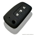thumbnail image 4 of Dobrev 3 Button Silicone Case Protector Key Fob Cover Smart Car Remote Holder for 2014-2016 Nissan Rogue FLIP Key (Black), 4 of 5