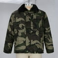 thumbnail image 5 of Xunlbb Men Coats for Winter With Hood, Men Winter Casual Camouflage Hooded Zipper Pockets Long Sleeve Cardigan Coat Parkas M-XL, 5 of 7