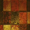 thumbnail image 1 of Ahgly Company Tapis d'Intérieur Lavable en Machine Carré Transitionnel Rouge Bordeaux, 7 Pieds Carré, 1 of 7
