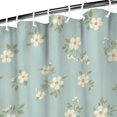 thumbnail image 3 of Pioneer Flower Floral Print Pattern Shower Curtain 84"x72", Bathroom Decorative Shower Curtain Set with 12 Hooks, Waterproof Washable, 3 of 6