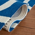 thumbnail image 5 of SAFAVIEH Four Seasons Soren Geometric Polyester Area Rug, Navy/Ivory, 3'6" x 5'6", 5 of 8