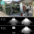 thumbnail image 4 of Linkind Solar Garden Light With Motion Sensor, Outdoor Solar Light, Ip67 Waterproof Outdoor Wall Light, 650lm Super Bright Solar Light, 2sets Of White, 4 of 5