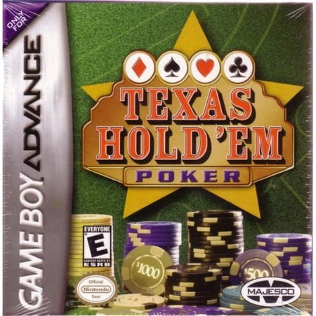 Refurbished Texas Hold 'Em Poker GBA Action Adventure For GBA Gameboy