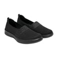 thumbnail image 4 of TENIS FLEXI ESTILO 104932 Mujer Slip-On Tejido Casual Gris negro 25.5, 4 of 6