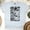 Ash, variant on Spooky Vibes Ghost Cowboy Hat Boo Halloween Graphic T-Shirt, Natural, Size S