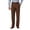 Oak, variant on Haggar Men's Mynx Gabardine Pleat Front Dress Pant Classic Fit 11111836245