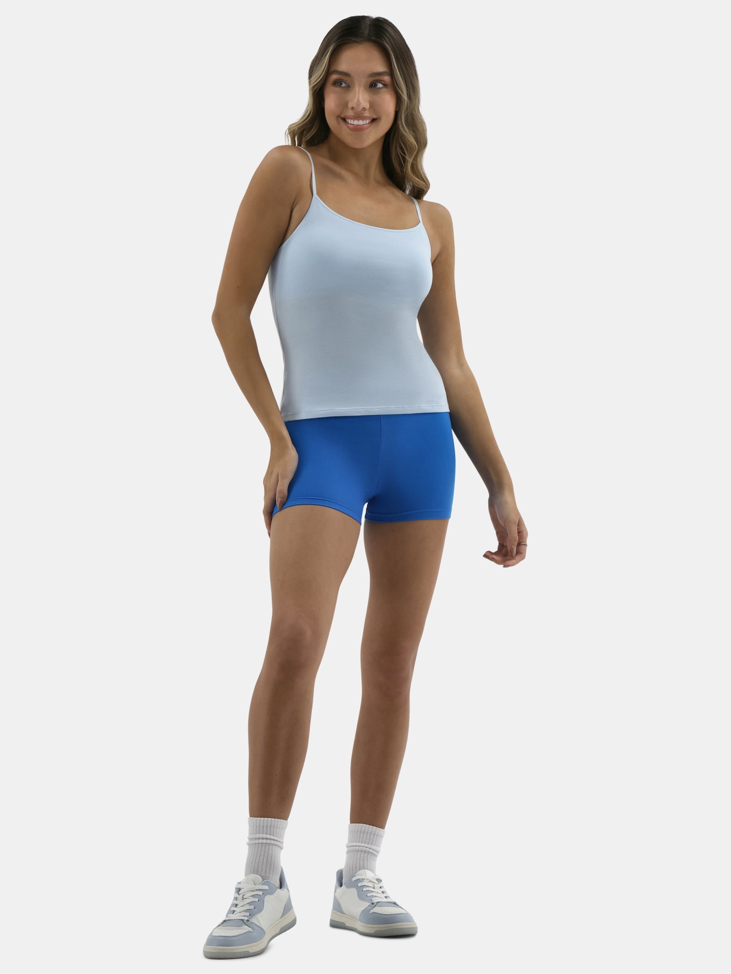 No Boundaries Jersey Shorty Shorts, 3” Inseam, Women's