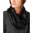 thumbnail image 1 of INC International Concepts Femmes Liquid Shine Infinity Wrap Foulards, Noir, 1 of 3