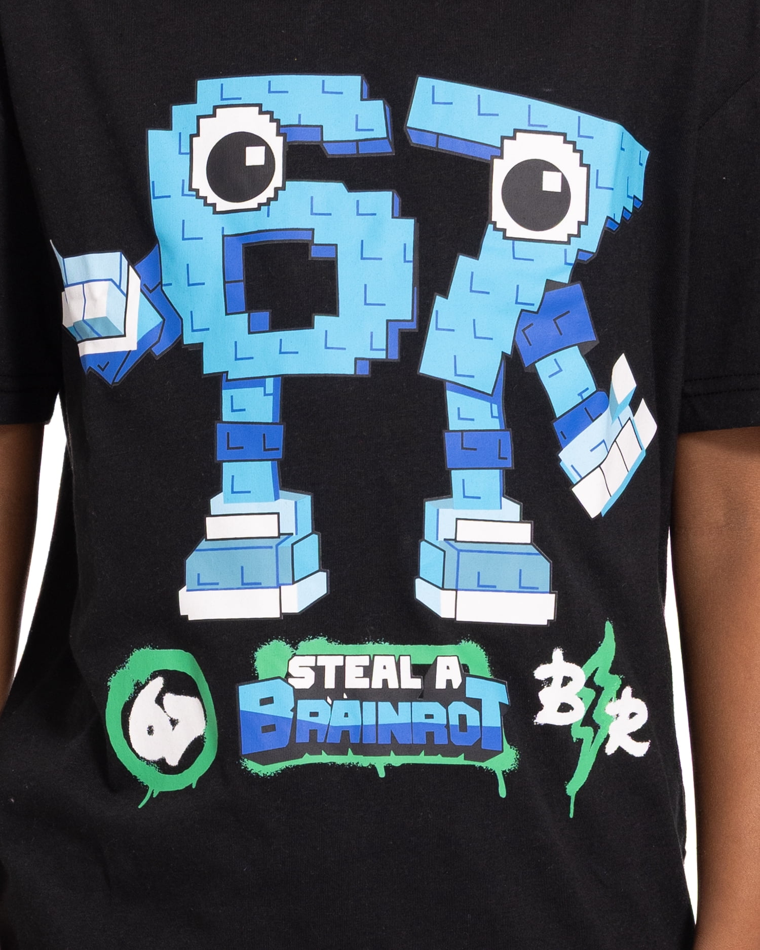 Roblox "Steal a Brainrot" Boys' Short Sleeve Graphic T-Shirt, Sizes 4-18