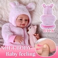 thumbnail image 4 of Muñeca Reborn Babeside Wendy de 50 cm con juguete y caja de regalo, 4 of 9