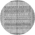 thumbnail image 1 of Ahgly Company Indoor Round Abstract Gray Modern Area Rugs, 8' Round, 1 of 4