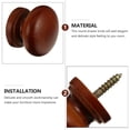 thumbnail image 2 of LNGOOR 8 Pcs Boutons de Porte en Bois Durables pour Armoire Poignée Ronde Utile pour Tiroirs, 2 of 6