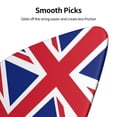 thumbnail image 7 of 6 Pack Union Jacks Flag Guitar Picks In Leather Picks Holder For Bass Electric Acoustic Guitars, 7 of 7