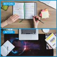 thumbnail image 6 of Mouse Pad,Abstract Space Desk Mat for Desktop,Desk Pad with Non-Slip Base and Stitched Edge,Extended Mousepad for Office and Home 35.4X15.7 Inch, 6 of 6